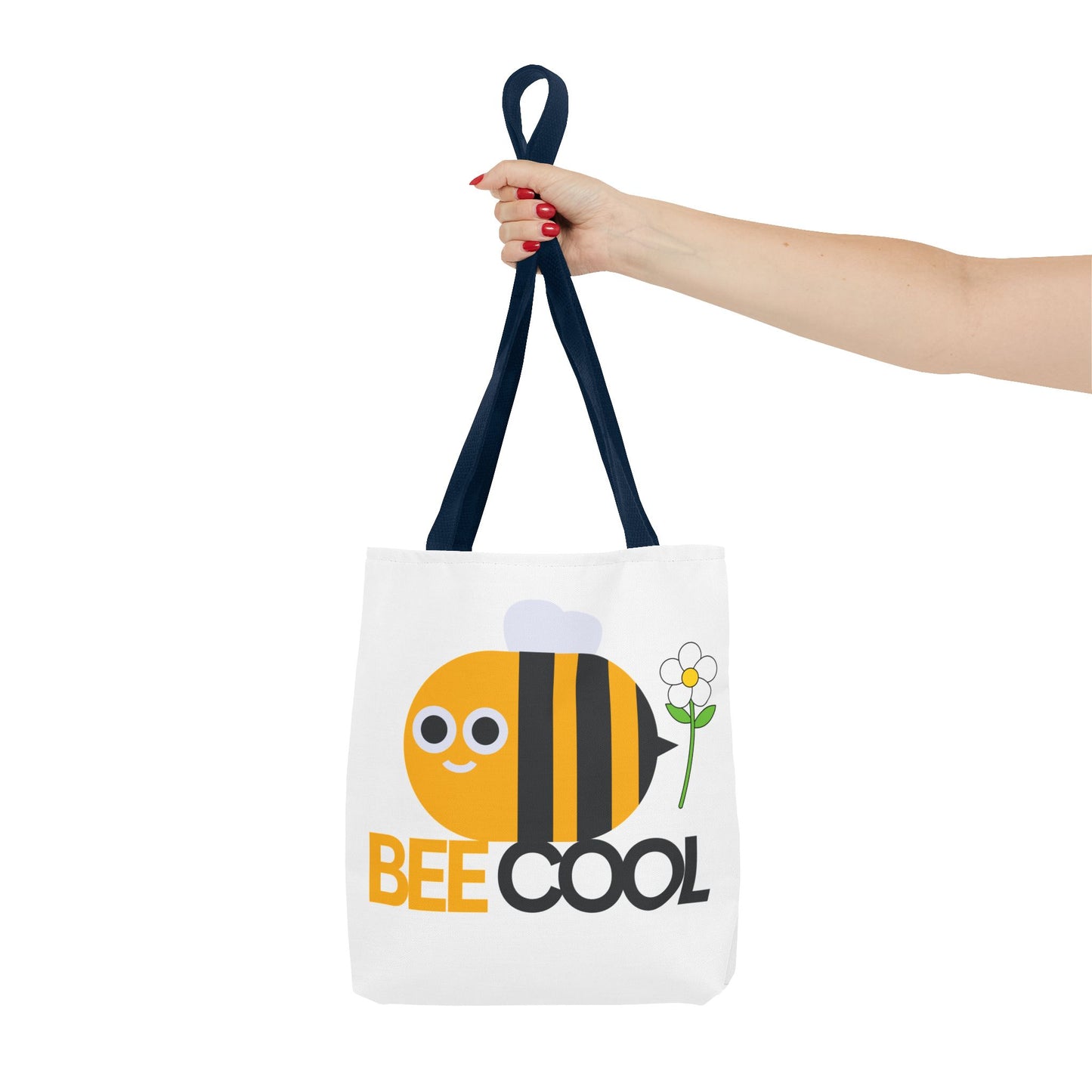 Guy & Dia Bee Cool Tote Bag - Fun and Stylish Eco-Friendly Carryall, Weekend Bag, Gift for Bee Lovers, Everyday Use, Summer Fun