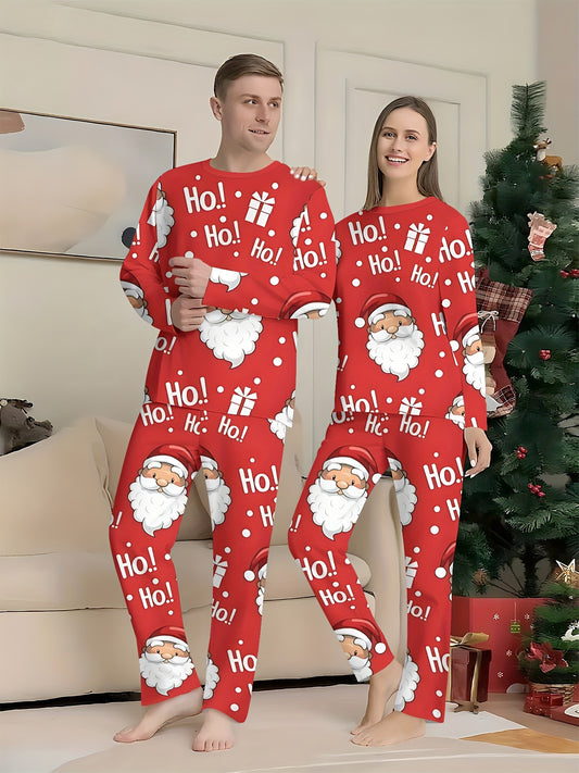 Christmas, versatile and practical family outfits, suitable for various occasions, family gatherings, crew neck, long-sleeved sets, Christmas party outfits, family sets, stylish parent-child outfits, holiday family gatherings, seasonal events, coordi