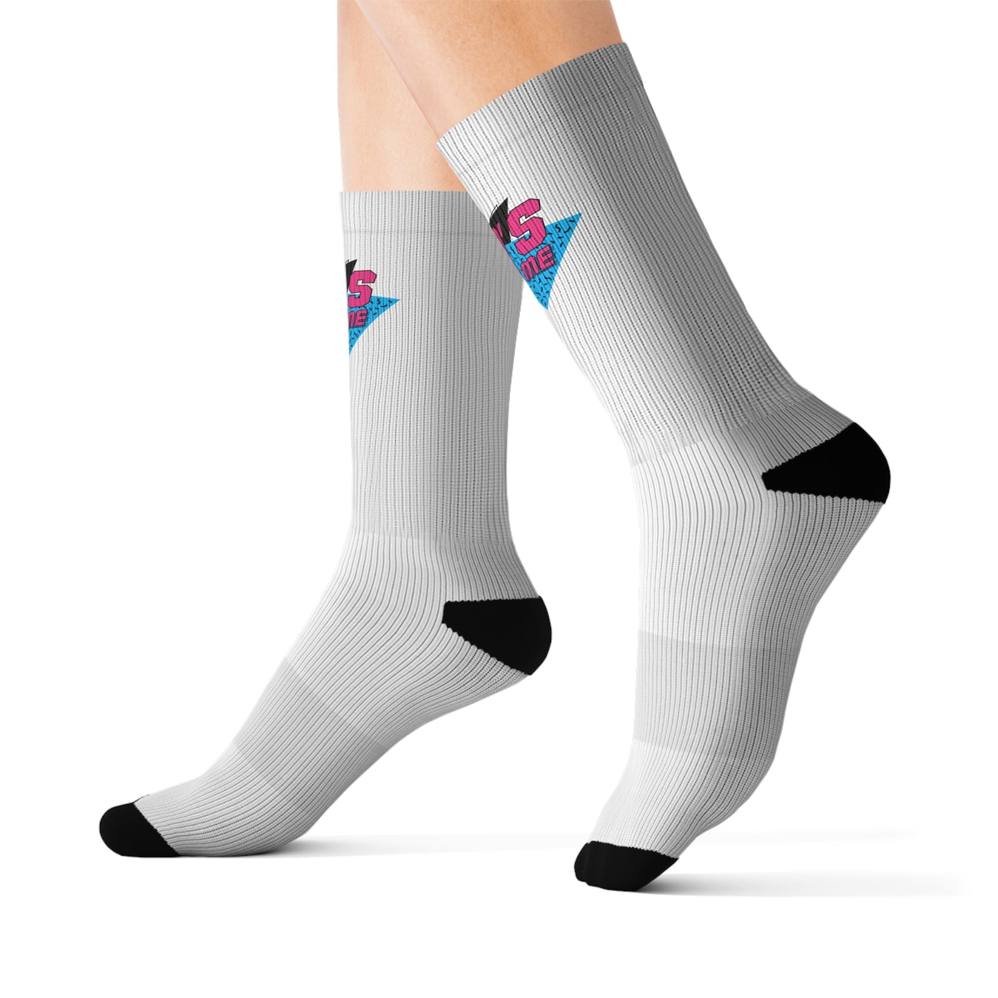 Guy & Dia Unique Custom Sublimation Socks for Fun and Style, Gift Socks, Casual Wear, Unique Design, Comfortable Feet