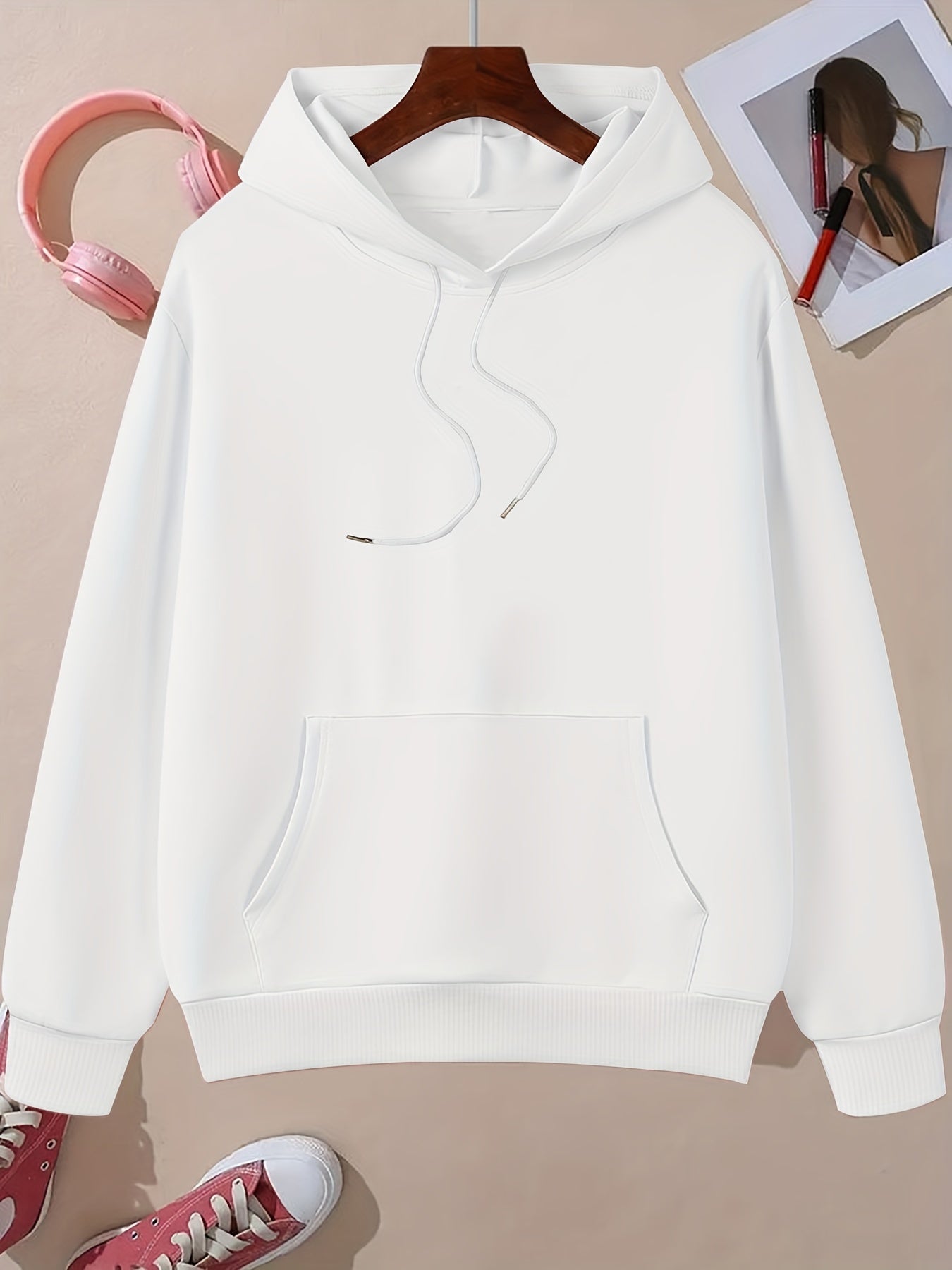 Guy & Dia Women'S Hooded Sweatshirt - Prayer Faith-Based Apparel with Back Print - Red Hoodie for Gym, Church, Everyday Winter Wear - Cozy Pullover Hoodie with Drawstring Hood - Casual Christian Clothing, Gym Hoodie, Comfortable Fit, Durable Fabric