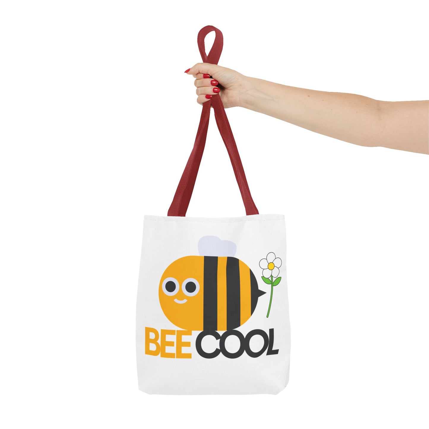 Guy & Dia Bee Cool Tote Bag - Fun and Stylish Eco-Friendly Carryall, Weekend Bag, Gift for Bee Lovers, Everyday Use, Summer Fun