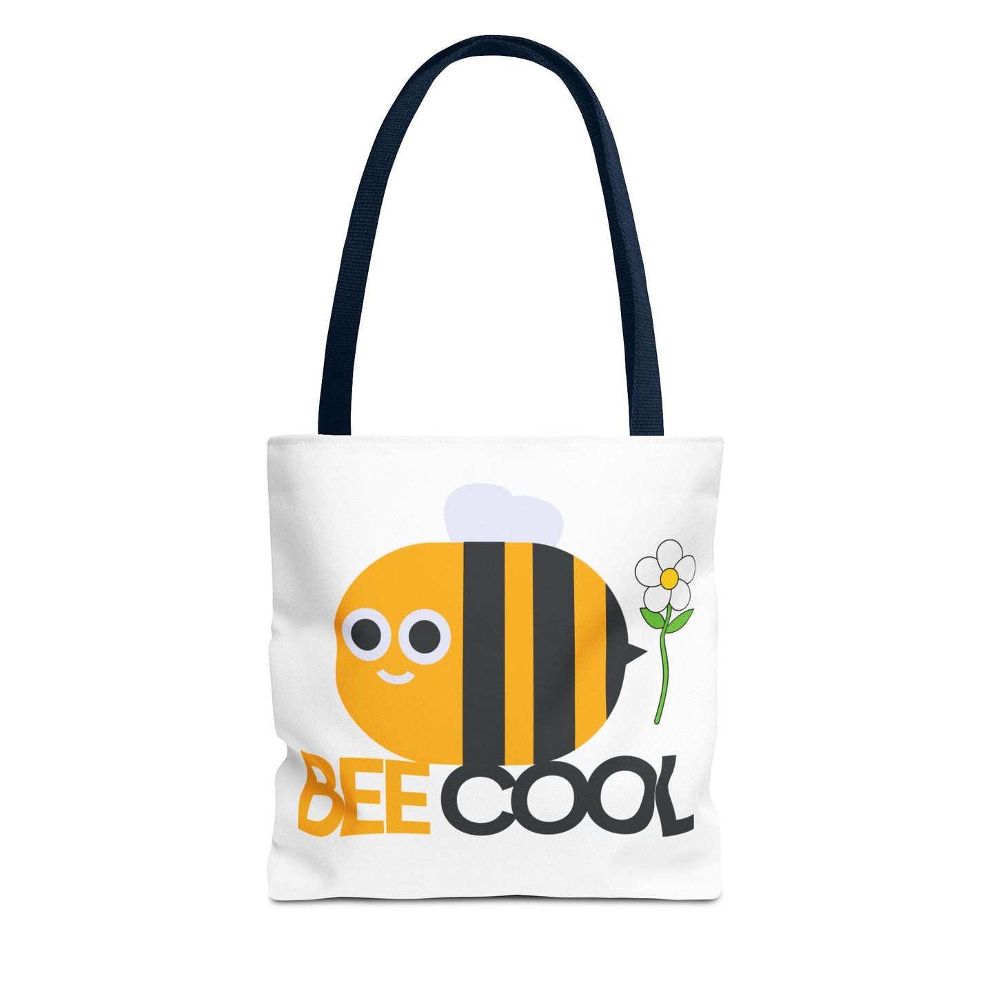 Guy & Dia Bee Cool Tote Bag - Fun and Stylish Eco-Friendly Carryall, Weekend Bag, Gift for Bee Lovers, Everyday Use, Summer Fun