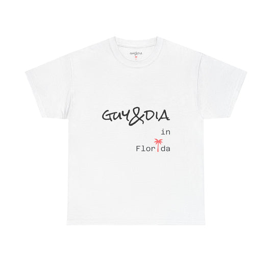Guy & Dia Florida Vibes Unisex T-Shirt, Casual Cotton Tee, Summer Wear, Travel Shirt, Beach Outfit, Gift for Florida Lovers