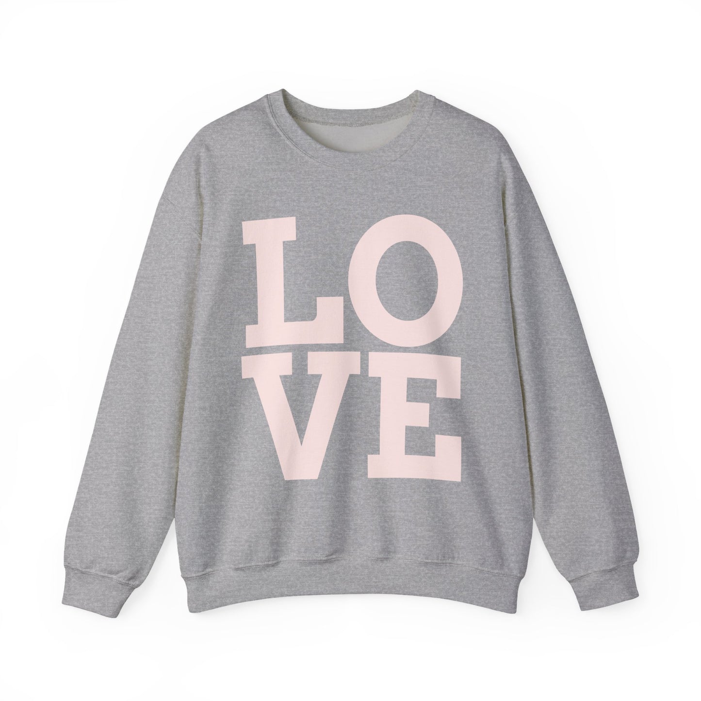 Guy & Dia Love Unisex Heavy Blend Crewneck Sweatshirt - Cozy Apparel for Couples, Valentine's Day Gift, Casual Wear, Everyday Comfort