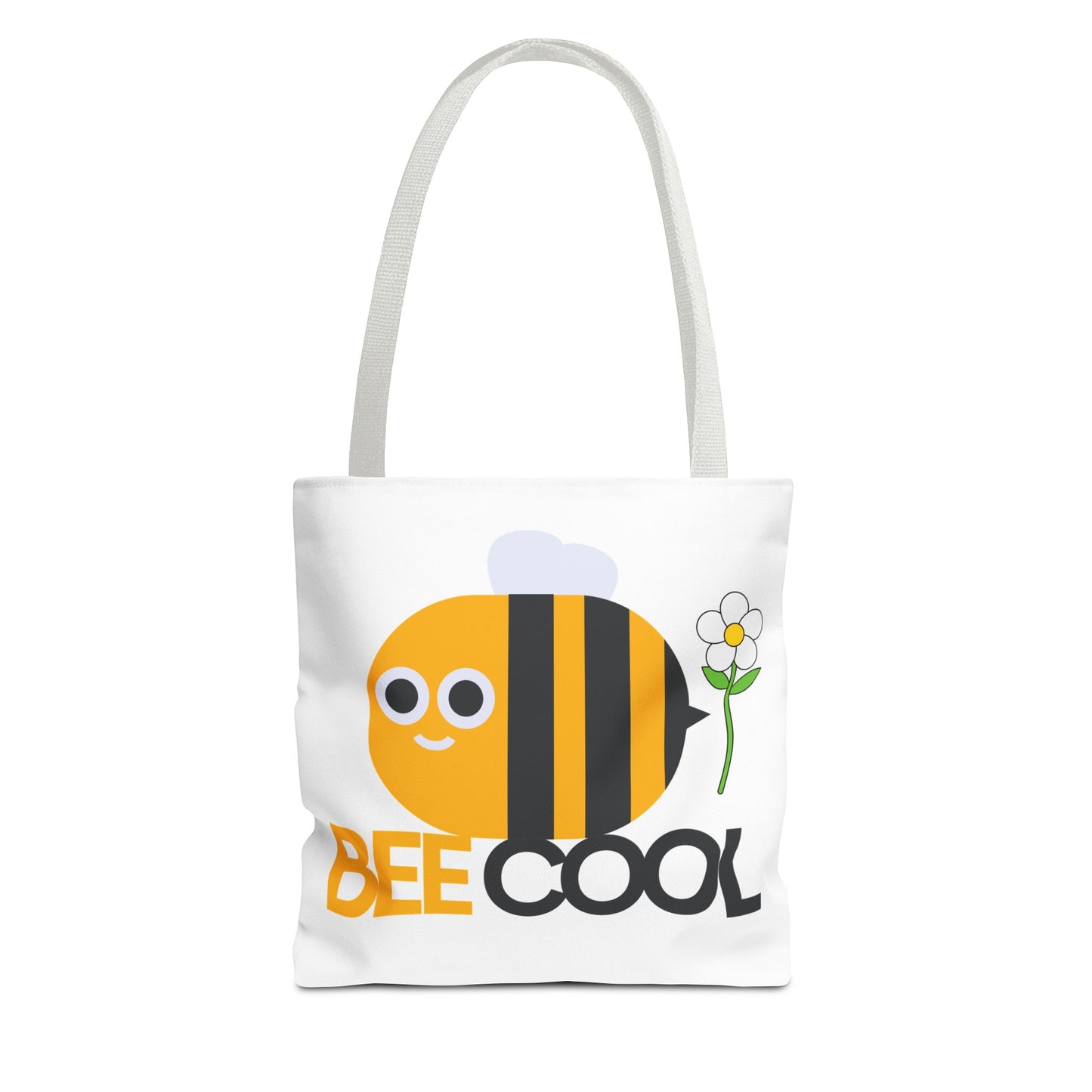 Guy & Dia Bee Cool Tote Bag - Fun and Stylish Eco-Friendly Carryall, Weekend Bag, Gift for Bee Lovers, Everyday Use, Summer Fun