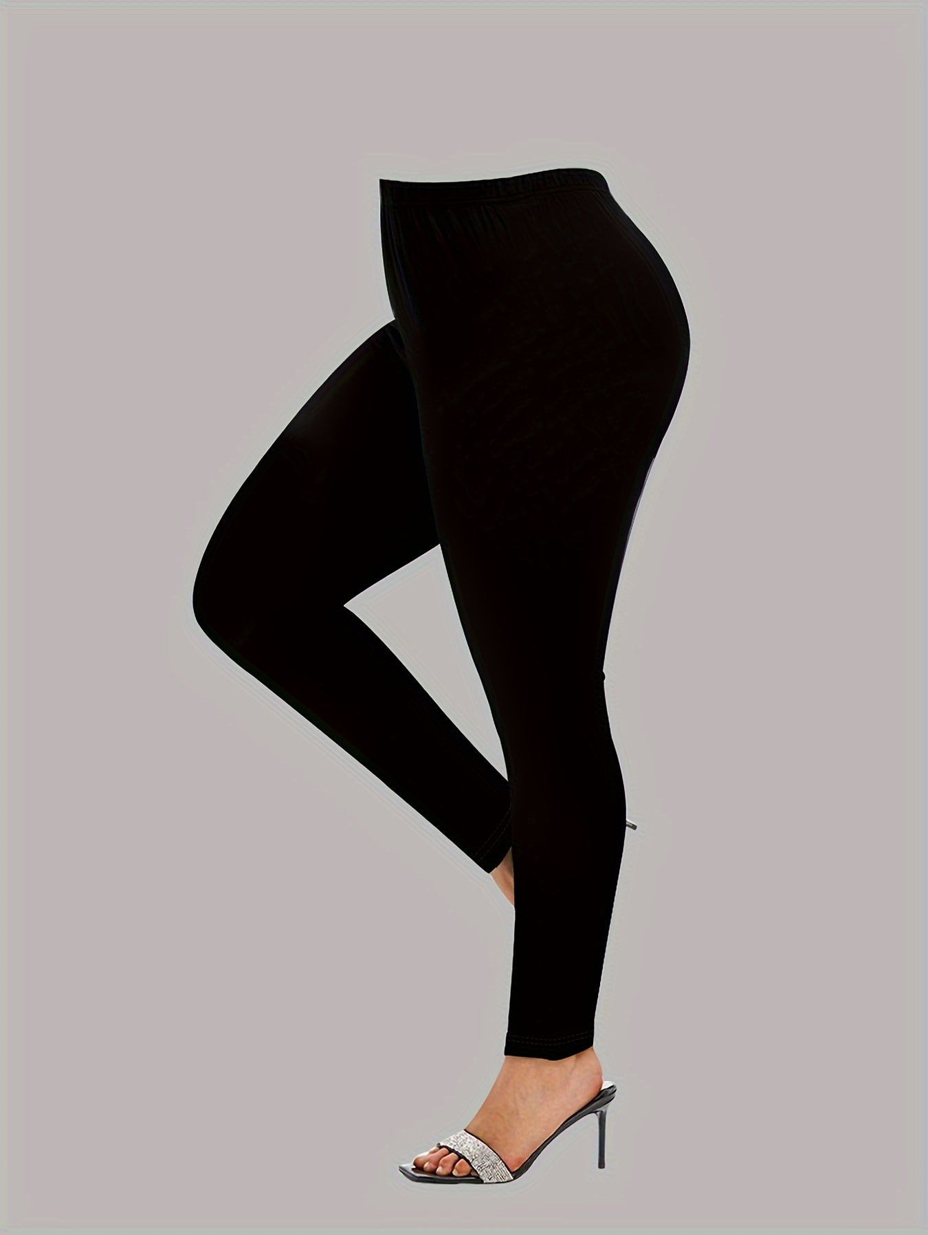 Guy & Dia Plus Size Geometric Print Two-piece Set, Crew Neck Long Sleeve Top & Pants Outfits, Women's Plus Size Clothing