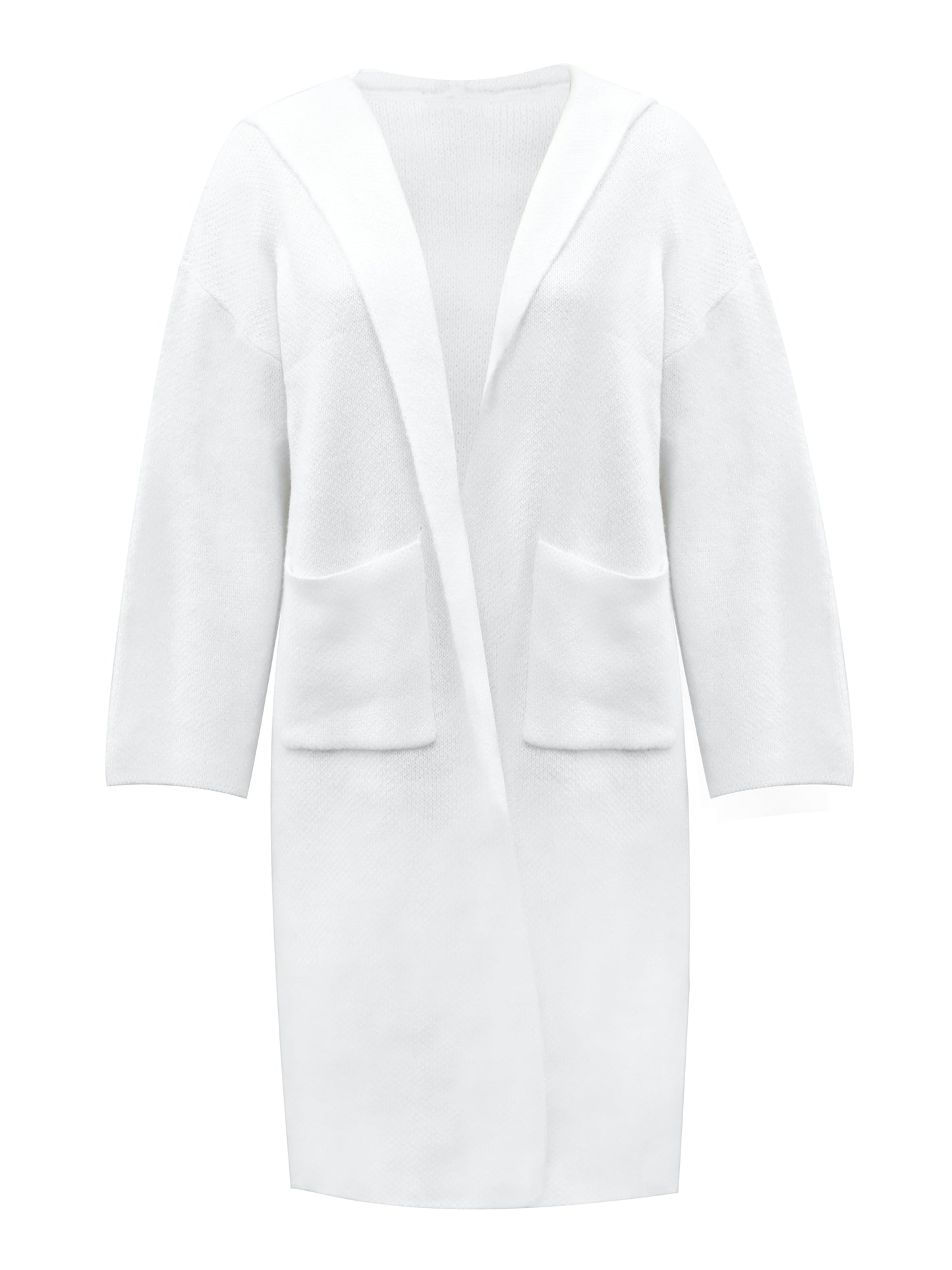 Guy & Dia Lightweight Polyester Women's Casual Cardigan | 100% Polyester Solid Color Open Front Micro-Stretch Fall Winter Layering Piece for Everyday Outfits