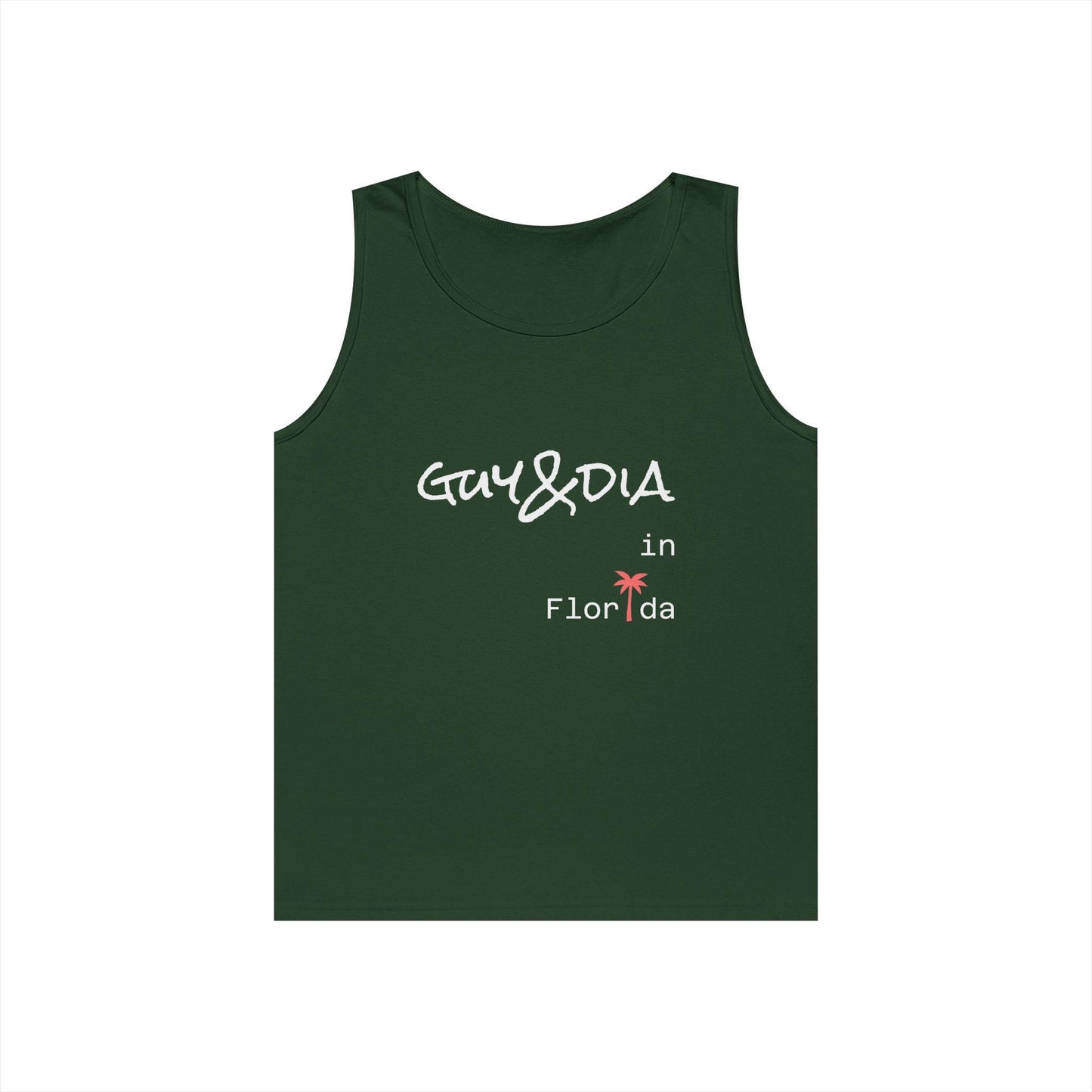 Guy & Dia Tropical Couple's Tank Top: Summer Beachwear