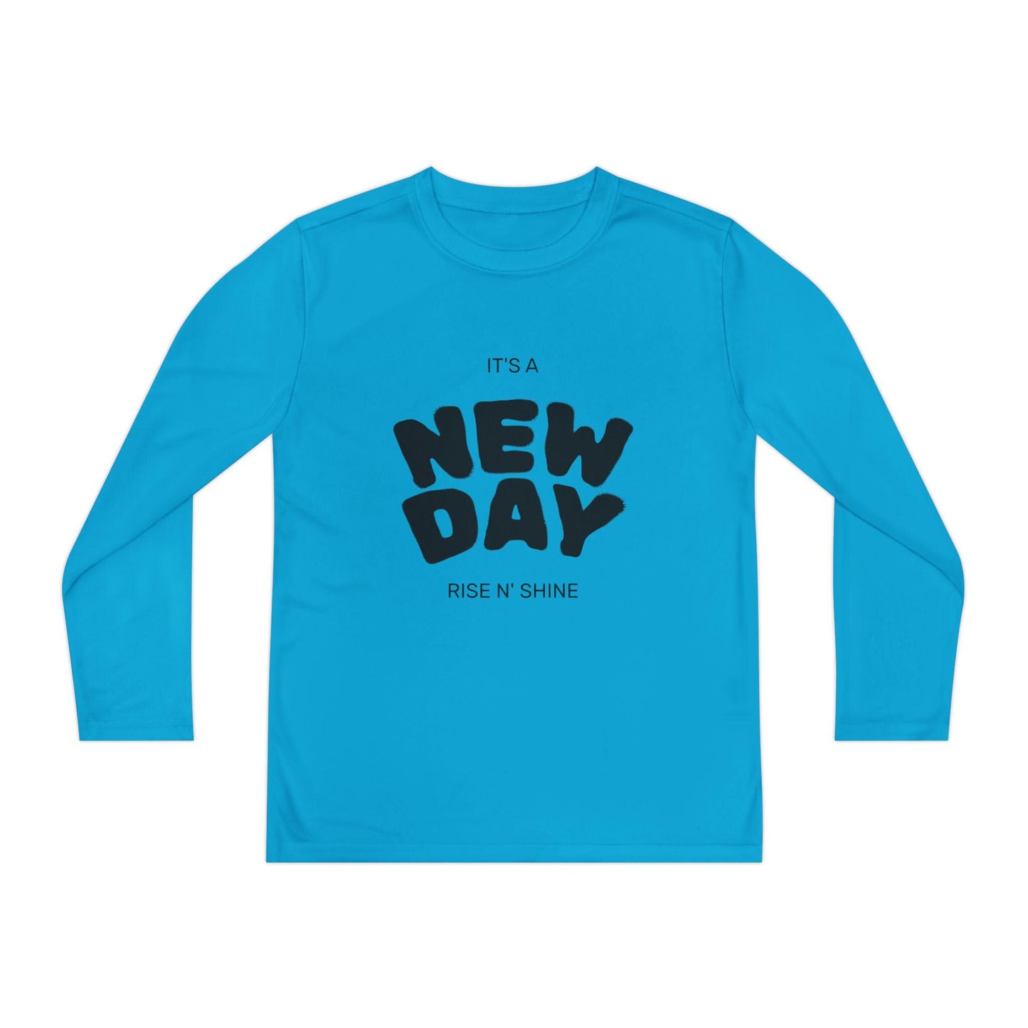 Guy & Dia Youth Long Sleeve Competitor Tee: Lightweight Polyester Activewear