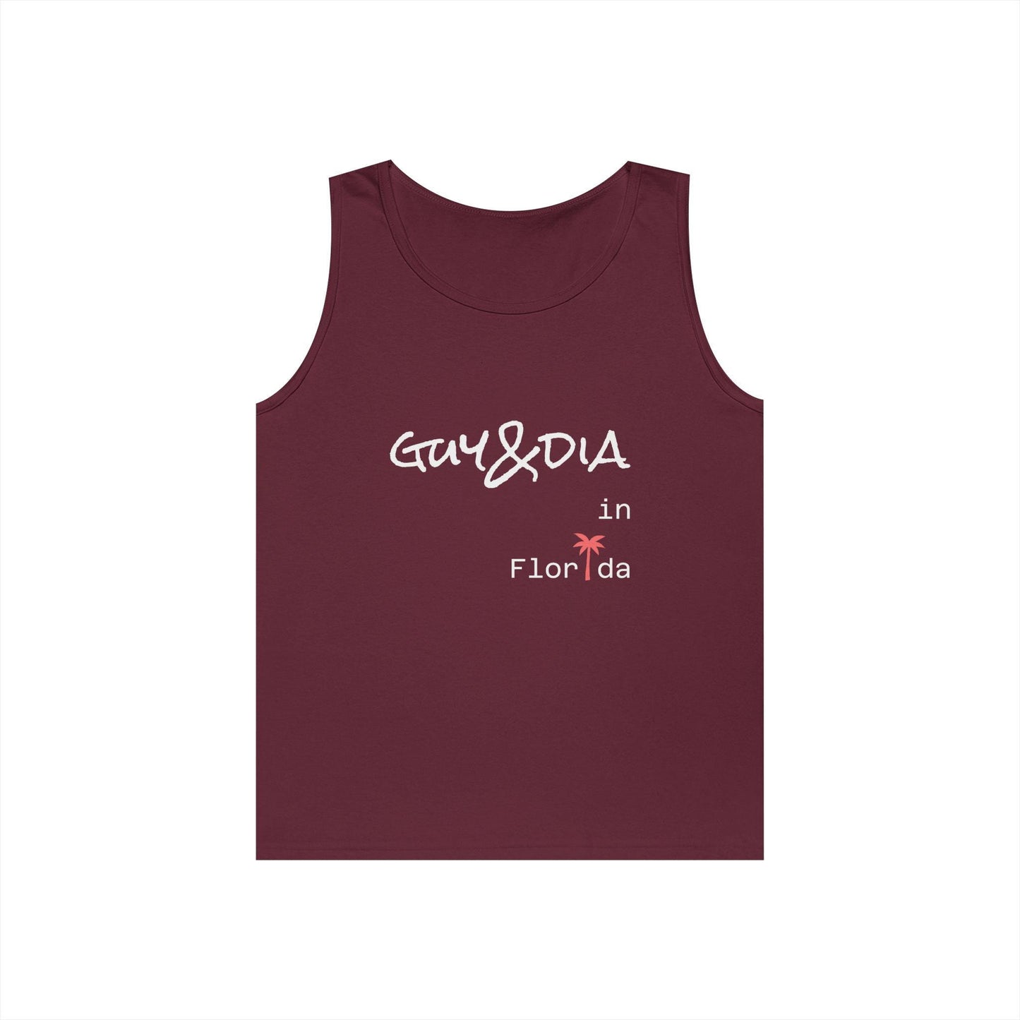 Guy & Dia Tropical Couple's Tank Top: Summer Beachwear